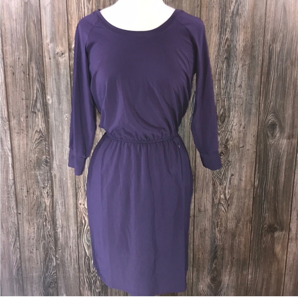 Columbia Omni-Wick Midi purple dress UPF 40